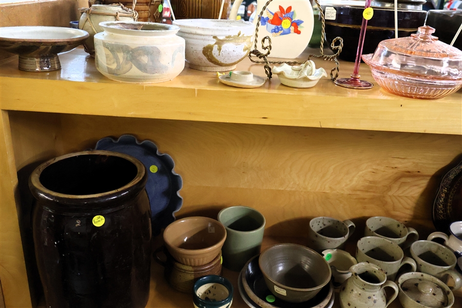 Art Pottery and Depression Glass