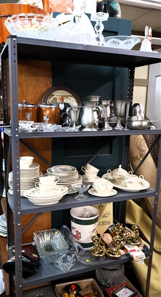 Pewter, China, Glassware, Humidors