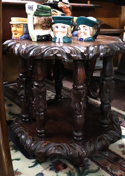 Carved Occasional Table