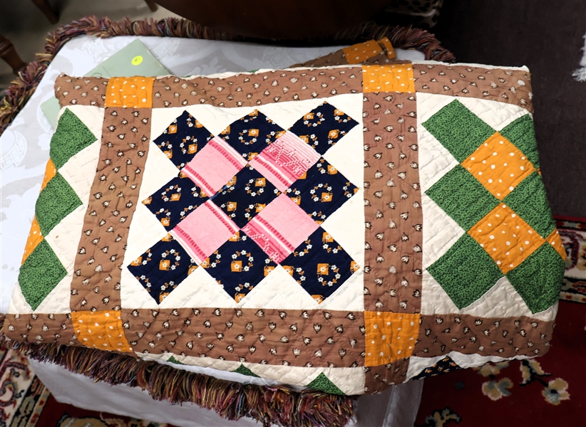 Hand Pieced and Quilted Quilt