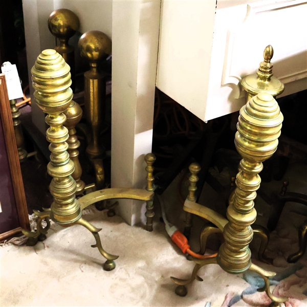 Brass Andirons