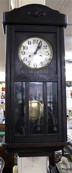 Walk Clock - Oak Original Finish