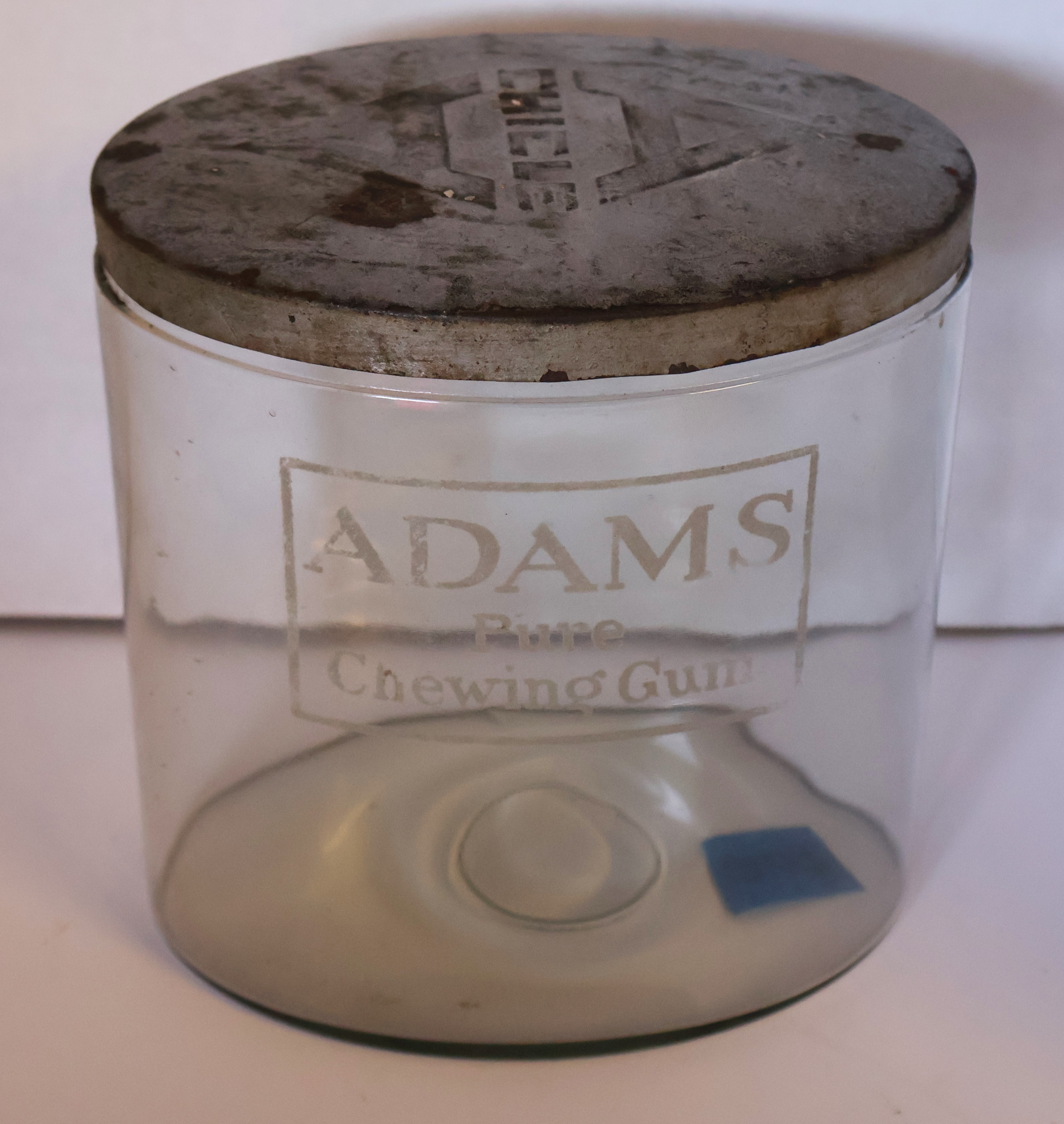 Lot Detail - Adams Pure Chewing Gum - Embossed Jar - 