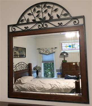 Bob Timberlake By Lexington Furniture Landscape Mirror with Metal Accent - Measuring 52 3/4" by 43 3/4"