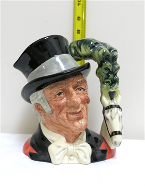 Royal Doulton "The Ring Master" Large Character Jug / Pitcher - D 6863 - 1990 - Measures 8" Tall