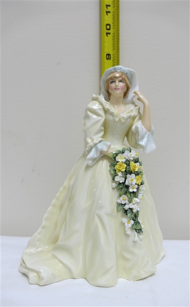 Royal Doulton "H.R.H. The Princess of Wales" Figure - Worldwide Edition of 1,500 - Number 887 - H.N. 2887 - 1981 - Figure Measures 8" Tall 