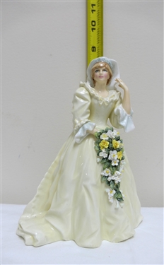 Royal Doulton "H.R.H. The Princess of Wales" Figure - Worldwide Edition of 1,500 - Number 887 - H.N. 2887 - 1981 - Figure Measures 8" Tall 