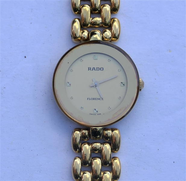 Rado "Florence" Ladies Wrist Watch - 153.3678.2 - Watch Measures 7/8" Across Dial