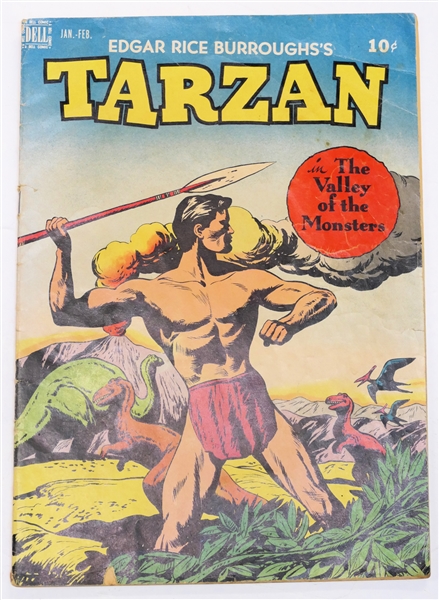  Dell Comics  - Edgar Rice Burroughss Tarzan 10 Cent Comic Book - 1949 #7