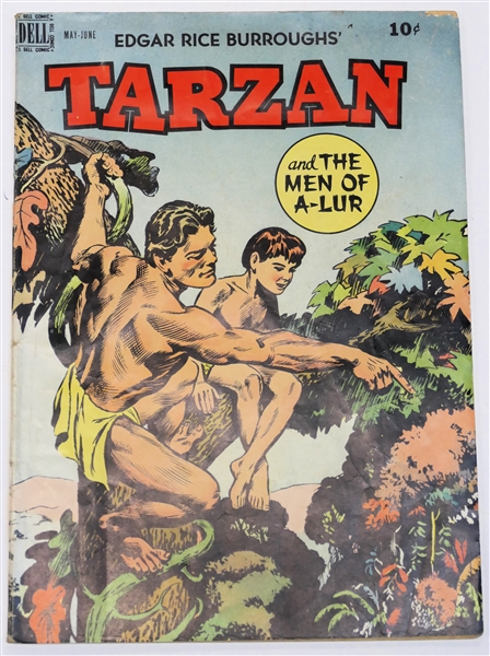  Dell Comics  - Edgar Rice Burroughs Tarzan 10 Cent Comic Book - 1949 #9