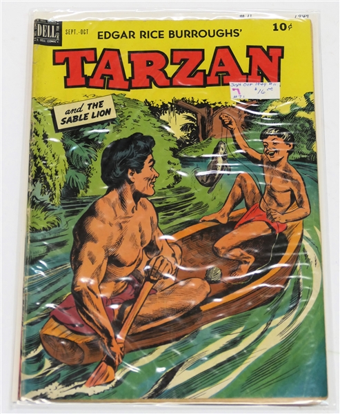  Dell Comics  - Edgar Rice Burroughs Tarzan 10 Cent Comic Book - 1949 #11