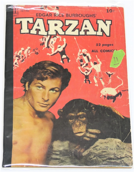  Dell Comics  - Edgar Rice Burroughs Tarzan 10 Cent Comic Book - 1950 #16