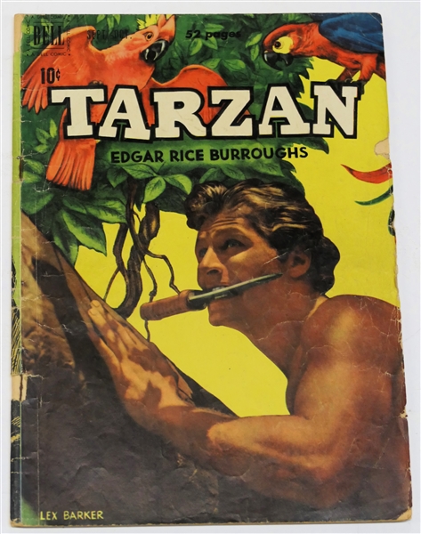  Dell Comics  - Edgar Rice Burroughs Tarzan 10 Cent Comic Book - 1950 #17