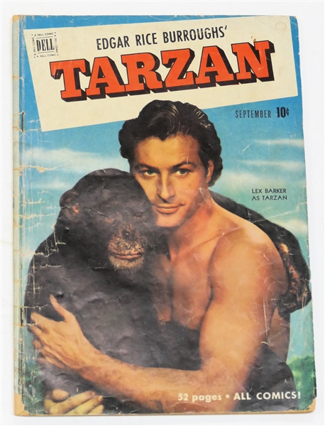  Dell Comics  - Edgar Rice Burroughs Tarzan 10 Cent Comic Book  - 1951 #24