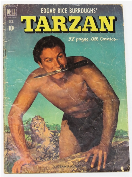  Dell Comics  - Edgar Rice Burroughs Tarzan 10 Cent Comic Book  - 1951 #25