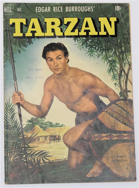  Dell Comics  - Edgar Rice Burroughs Tarzan 10 Cent Comic Book  - 1951 #27