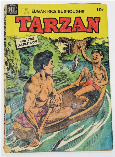  Dell Comics  - Edgar Rice Burroughs Tarzan 10 Cent Comic Book  - 1949 #11