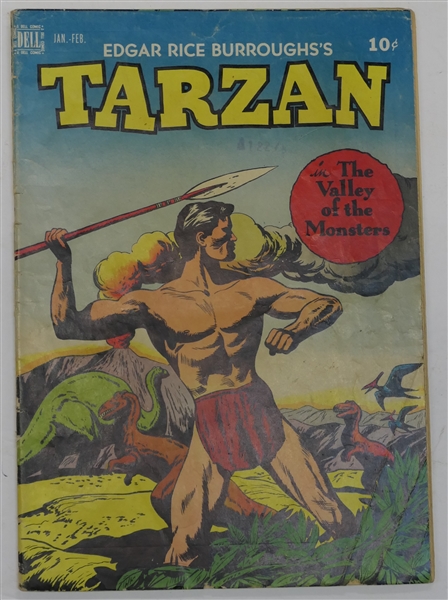  Dell Comics  - Edgar Rice Burroughs Tarzan 10 Cent Comic Book  - 1949 #7