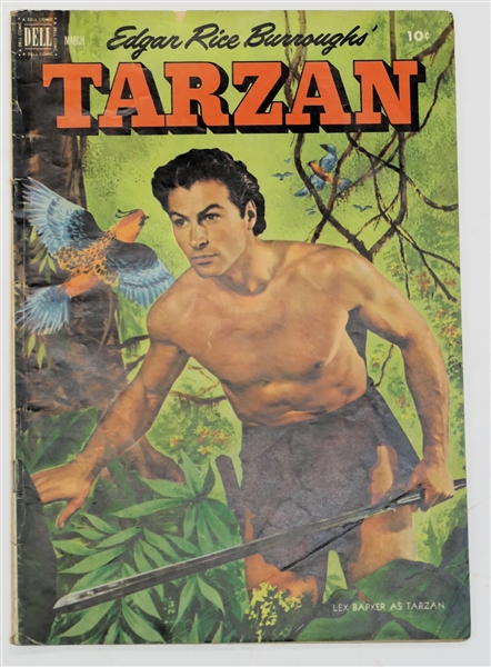  Dell Comics  - Edgar Rice Burroughs Tarzan 10 Cent Comic Book  - 1952 #30