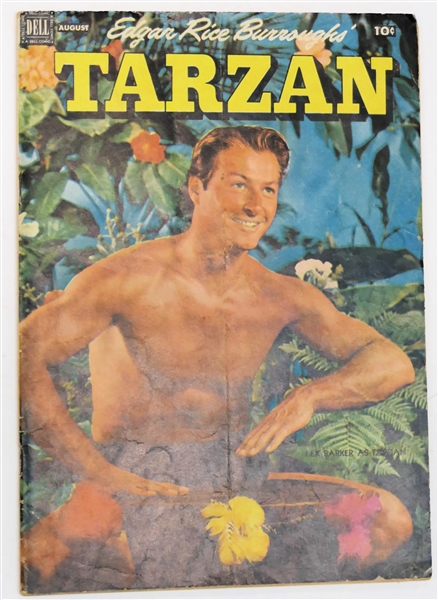  Dell Comics  - Edgar Rice Burroughs Tarzan 10 Cent Comic Book  - 1952 #35