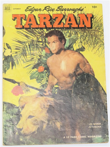  Dell Comics  - Edgar Rice Burroughs Tarzan 10 Cent Comic Book  - 1952 #36