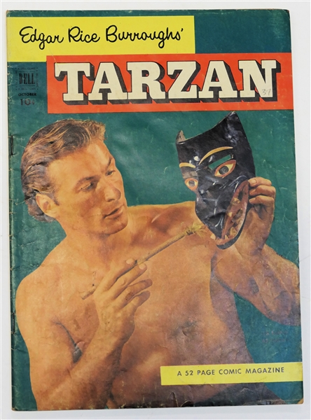  Dell Comics  - Edgar Rice Burroughs Tarzan 10 Cent Comic Book  - 1952 #37