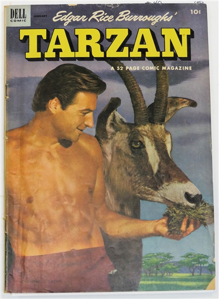  Dell Comics  - Edgar Rice Burroughs Tarzan 10 Cent Comic Book  - 1953 #40