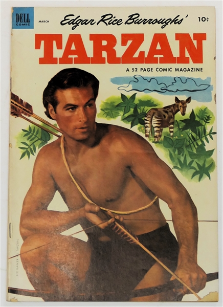  Dell Comics  - Edgar Rice Burroughs Tarzan 10 Cent Comic Book  - 1953 #42