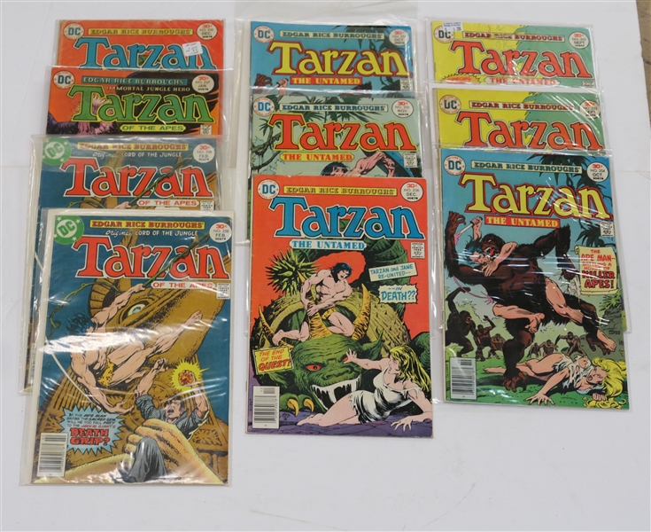 10 DC Comics "Tarzan  - The Untamed" Comic Books 30 Cents