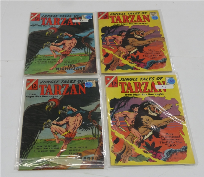 4 - 12 Cent Comic Books - "Jungle Tales of Tarzan" - 2 - #3 and 2 - #4