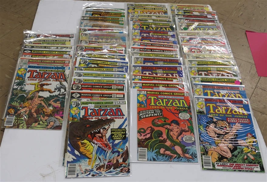 52 Marvel Comics "Tarzan" 1977 Comic Books Numbers 1 - 29 