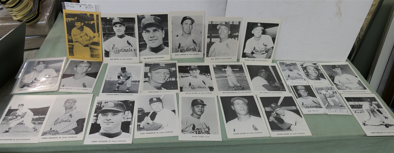 Large Collection of Jay Publishing St. Louis Cardinals Promotional Pictures including 2 Full Sets