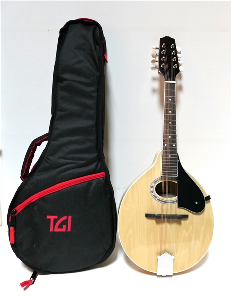 Mcneela Instruments 8 String Mandolin - Made in Dublin Ireland - Nice Mandolin with Soft Carrying Case 