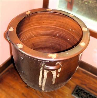 Very Large Mark Hewitt North Carolina Art Pottery Planter -  4 Handles - Has Been Repaired on Side -Measures 25 1/2 Tall 23 1/2 Across