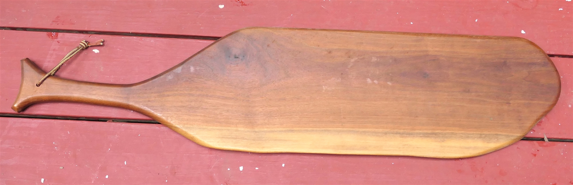 Nice Long Walnut Serving Board with Handle - Measures 35" Long 8" Across