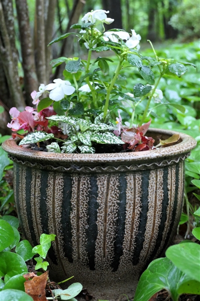 North Carolina Art Pottery Planter - Measures 9" tall 