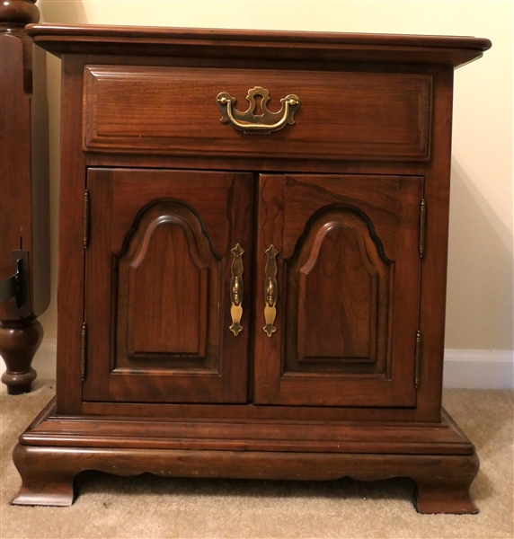 Kling Colonial Mahogany Night Stand - Measures 24" tall 24" by 16"