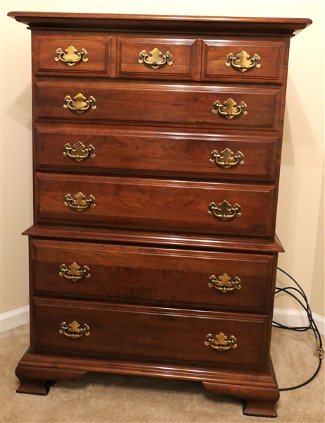 Kling Colonial Mahogany 6 Drawer Chest - Measures 51" Tall 36" by 19"