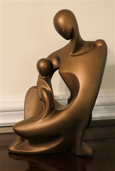 Austin Sculptures Love? Sculpture - Measures 13" Tall - Some Finish Loss on Back 