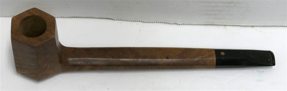 Moretti Recanati Extra Long Estate Pipe - Octagon Shaped Bowl - Measures 10 Long - Appears Unused