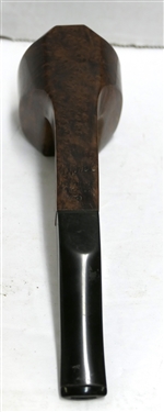 Morel Hand Made in St. Claude France - Smoking Pipe - Octagon Shaped Bowl - Signed in Script on One Side - Flame Grain on Other - Stem Also Marked Morel - Small Chip Around Top Edge - Measures 7 Long
