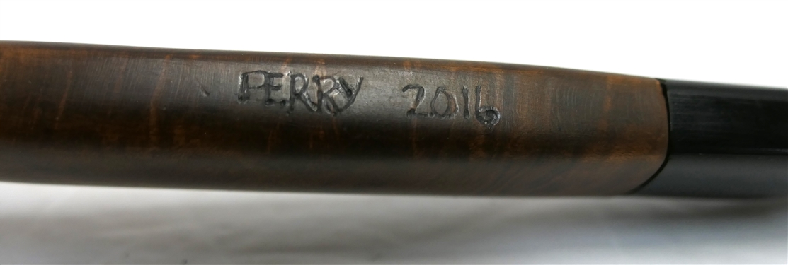 Handmade Perry  Smoking Pipe Marked Perry 2016  - Handmade by Jerry Perry, North Carolina - Long Estate Pipe - Measures 8