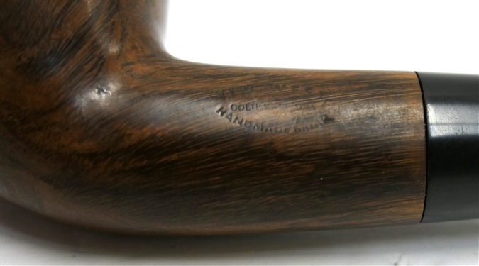Tim West Handmade Briar Pipe - Measures 6 1/2 Long