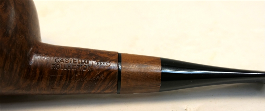 Castello Collection Carlo Scotti Smoking Pipe - Made in Cantu' Italy - Hand Made Castello 5 - Measures 5 1/4 Long