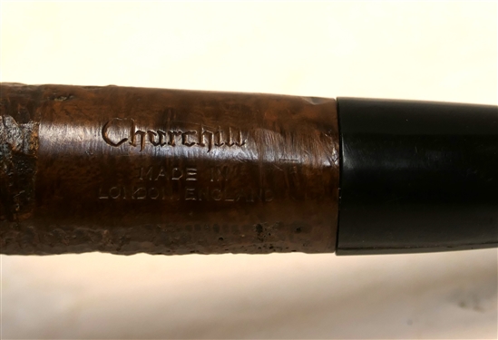 Churchill Made in London England Smoking Pipe - Measures 6 Long