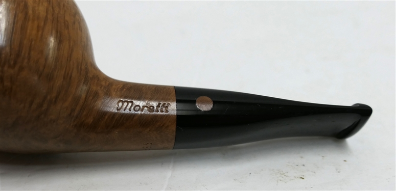 Smaller Bulbous Moretti Pipe - Dated 2016 Number 5555 1 - Minimal Use - Measures 4 1/2 Long