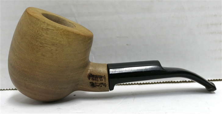 Hand Made Perry Pipe - Marked Perry 2014 - Lighter Wood Stummel - Measures 5 1/2 Long - Hand Made by North Carolina Carver Jerry Perry