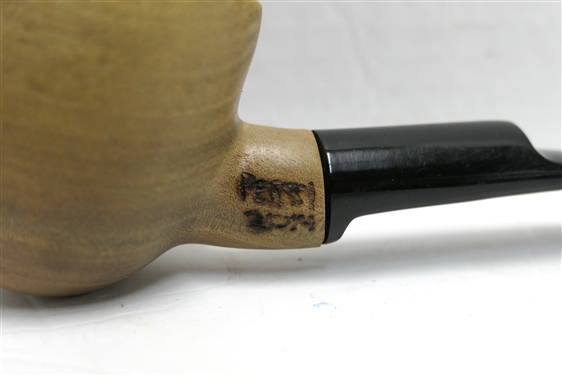 Hand Made Perry Pipe - Marked Perry 2014 - Lighter Wood Stummel - Measures 5 1/2 Long - Hand Made by North Carolina Carver Jerry Perry