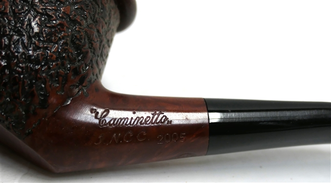 Caminetto Smoking Pipe I.N.C.C. 2005 - Hand Made in Italy - Pipe Measures 5 1/2 Long