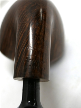 3 Pipes including Former Freehand Denmark, Antique Shell #207, and Italy - Antique Shell Pipe Measures 5 5/8 Long